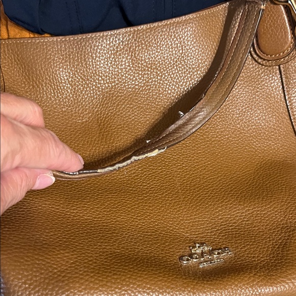 Coach Brown Leather Shoulder Bag - Picture 12 of 13